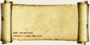 Mina Velebit vizit kartica